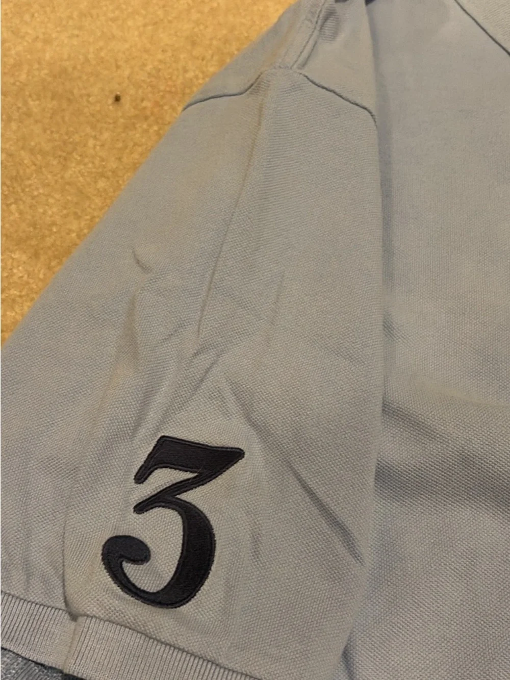 Polo Ralph Lauren Light Blue Polo with Navy Pony sz 2XLT mint condition